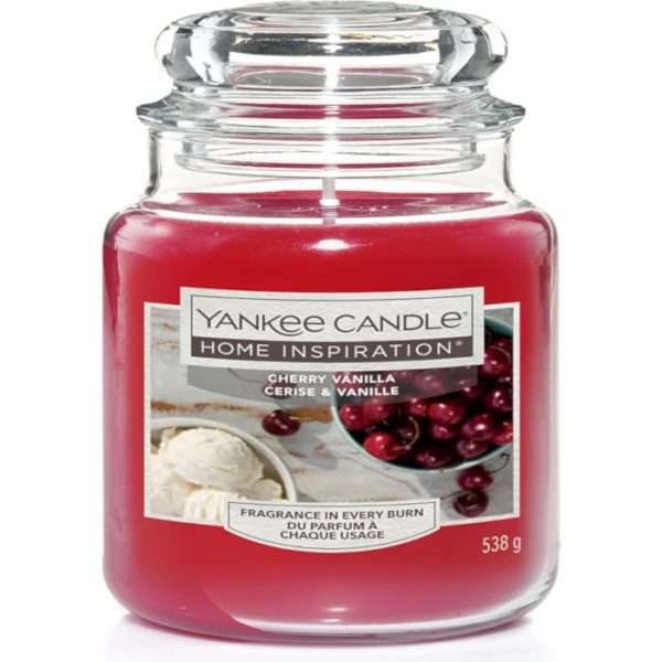 LARGE YANKEE CANDLE - CHERRY VANILLA